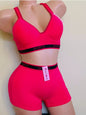 Sexy SPORTS Bras BOYSHORTS set