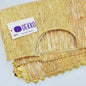 Shiny Gold Upcycled Sari Tree Skirt