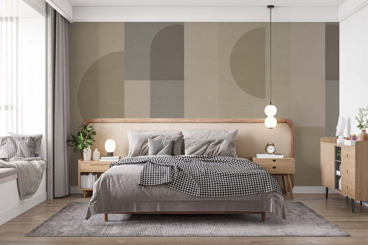 Geometric Wallpaper | Kitchen + Metal