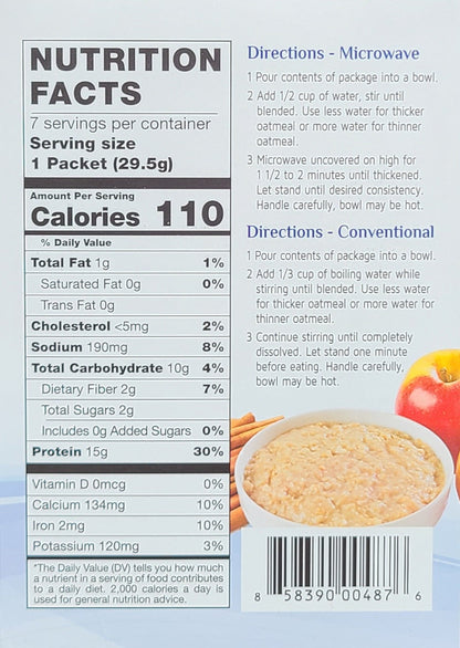 Apple Cinnamon Oatmeal