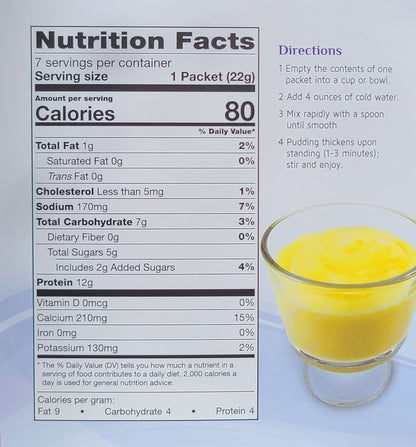Lemon Creme Pudding