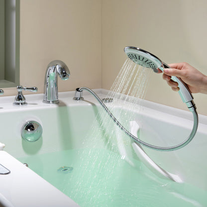 WOODBRIDGE 54 in. x 30 in. Right Hand Walk-In Air & Whirlpool Jets Hot Tub