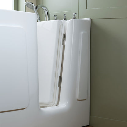 WOODBRIDGE 54 in. x 30 in. Right Hand Walk-In Air & Whirlpool Jets Hot Tub