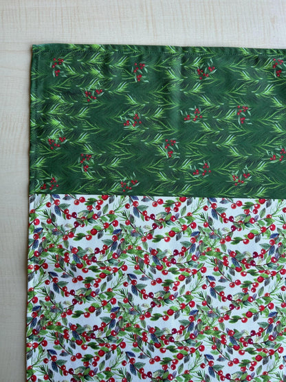 Holiday Runner Holly Berry and Greenery