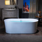 WOODBRIDGE 67" Acrylic Freestanding Bathtub Contemporary Soaking Tub
