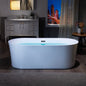 WOODBRIDGE 67" Acrylic Freestanding Bathtub Contemporary Soaking Tub