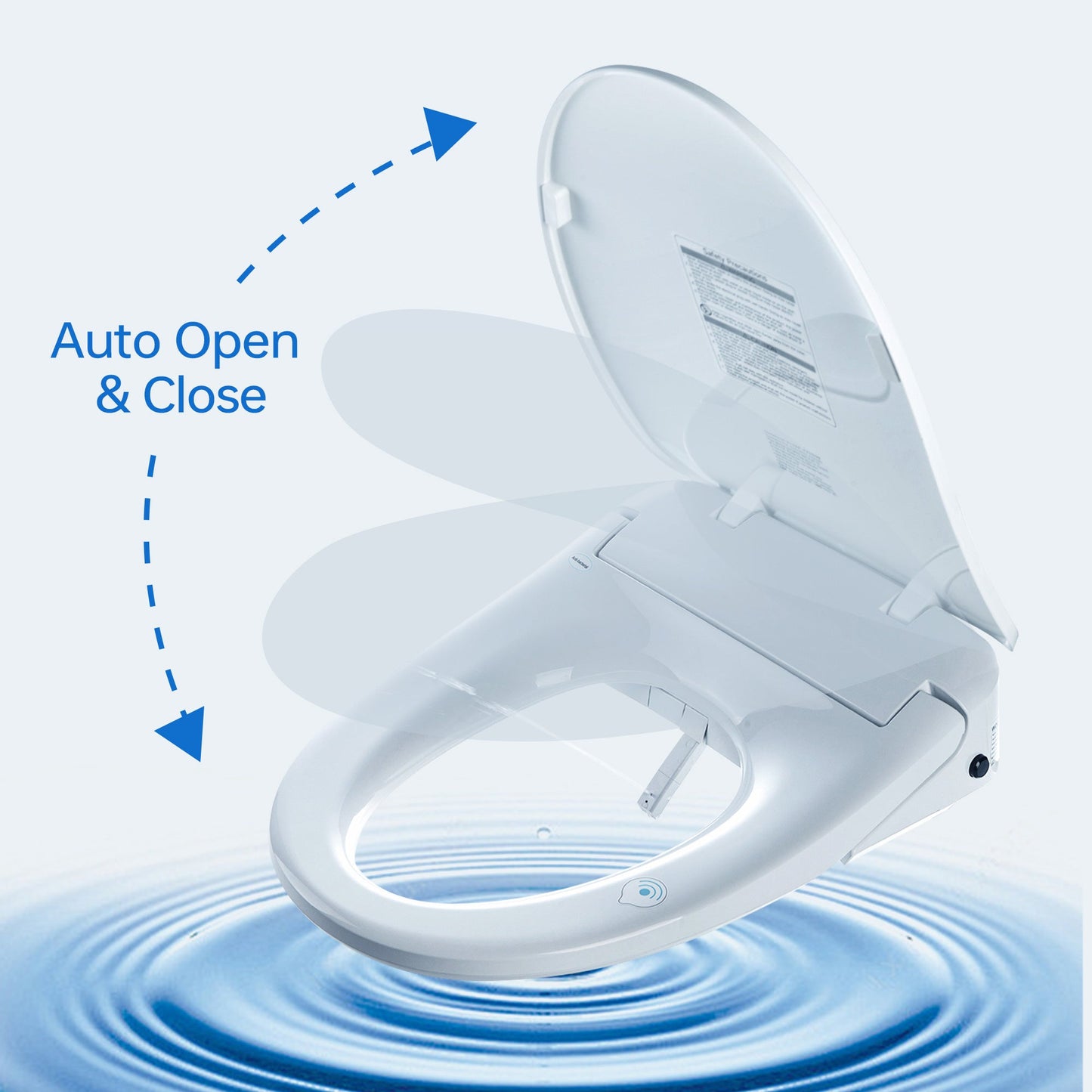 WOODBRIDGE Elongated 1-Piece Toilet with Advanced Auto Open & Close Bidet Smart Toilet Seat, Child Wash, 1000 Gram MaP Flushing Score, 1.28 GPF Dual, Water Sensed