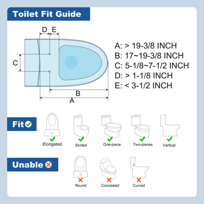 WOODBRIDGE Elongated 1-Piece Toilet with Advanced Auto Open & Close Bidet Smart Toilet Seat, Child Wash, 1000 Gram MaP Flushing Score, 1.28 GPF Dual, Water Sensed