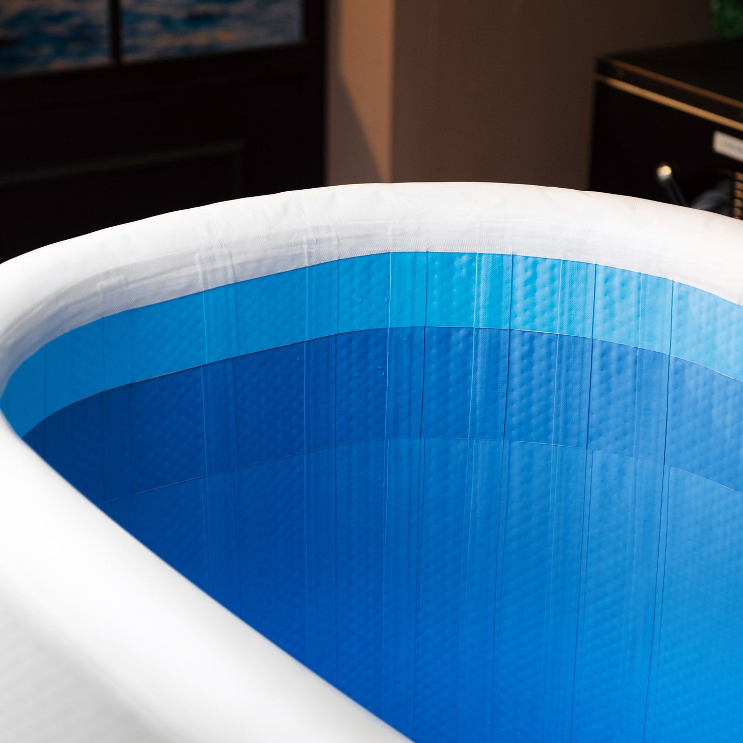 WOODBRIDGE Inflatable Cold Plunge Tub with 1.3 HP High-Performance Cooling and Heating Chiller in White,Filter circulation system,PVC Insulated Lid, Hand Pump and Repair Kit Included, Anti-Slid Bottom