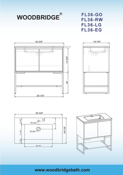 WOODBRIDGE 24 in. W x 19 in. D Bathroom Vanity in Oak with Quartz Sand Composite Vanity Top in Matte Black, with Stainless Steel Frame