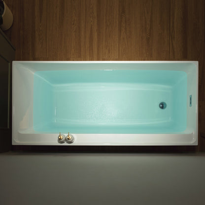 WOODBRIDGE 66-7/8" L x 31-1/2" W Freestanding Contemporary Soaking Bathtub