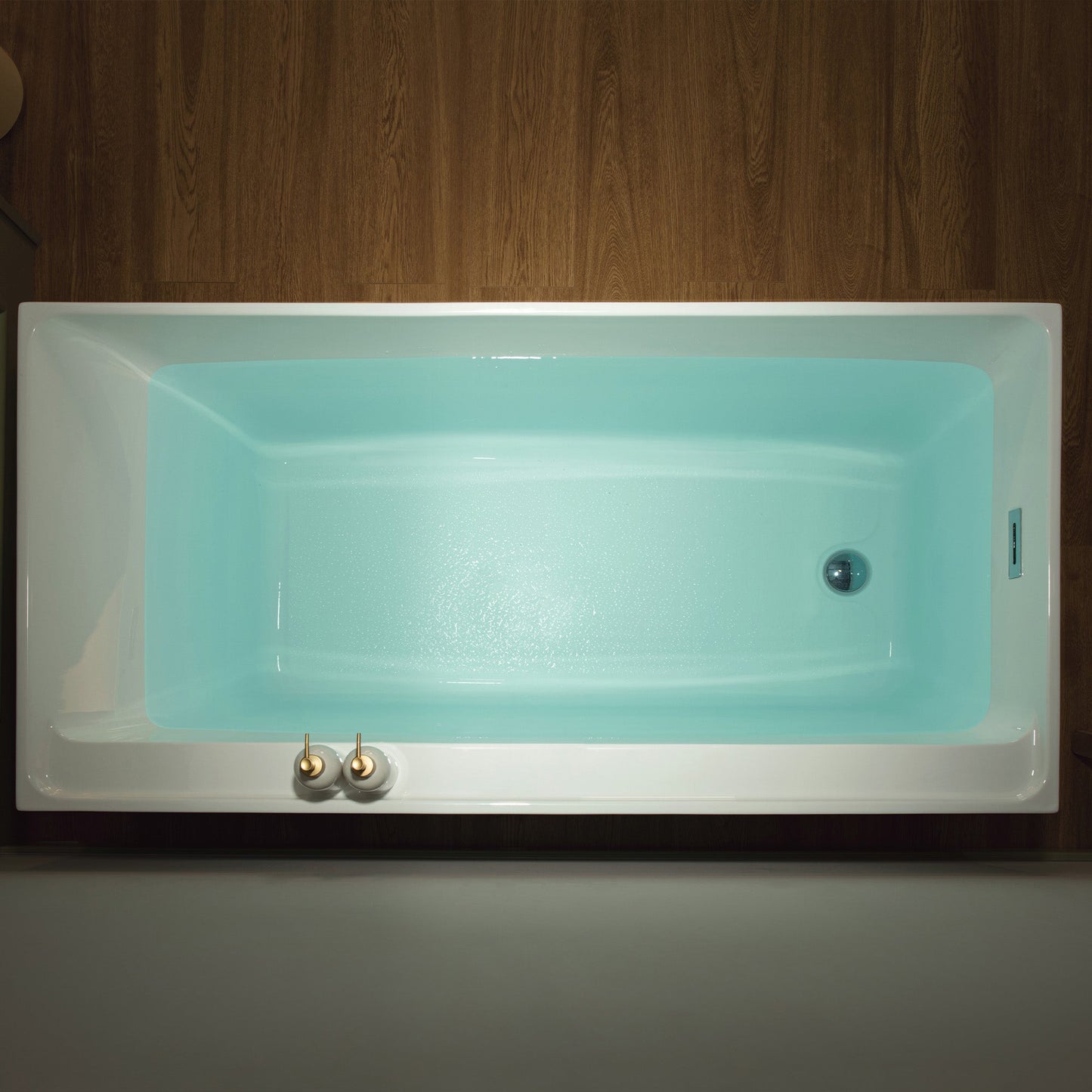 WOODBRIDGE 59" L x 29-1/2" W Freestanding Contemporary Soaking Bathtub