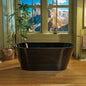 WOODBRIDGE 59" L x 29-1/2" W Freestanding Contemporary Acrylic Soaking Bathtub