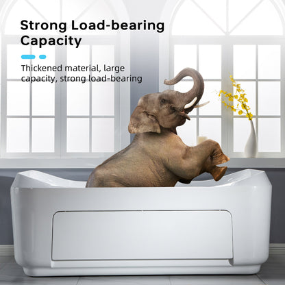 WOODBRIDGE 70-7/8"L x 47-1/4"W 2 Person Freestanding Hydrotherapy Whirlpool and Air Bath Heated Soaking Combination Massage Tub