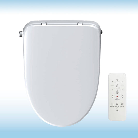 WOODBRIDGE Elongated Smart Bidet Toilet Seat, Electronic Advanced Self Cleaning, SoftClose Lid, Automatic Deodorization, Model: BID02