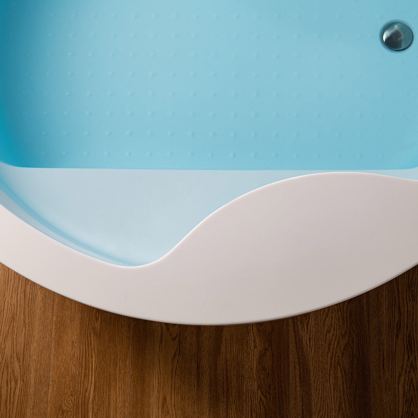 WOODBRIDGE 59" Acrylic Freestanding Round Double Soaking Tub