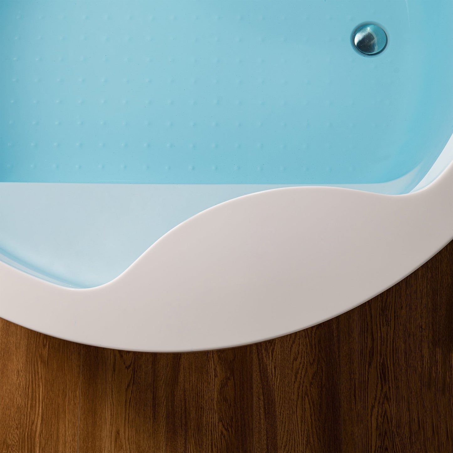 WOODBRIDGE 59" Acrylic Freestanding Round Double Soaking Tub