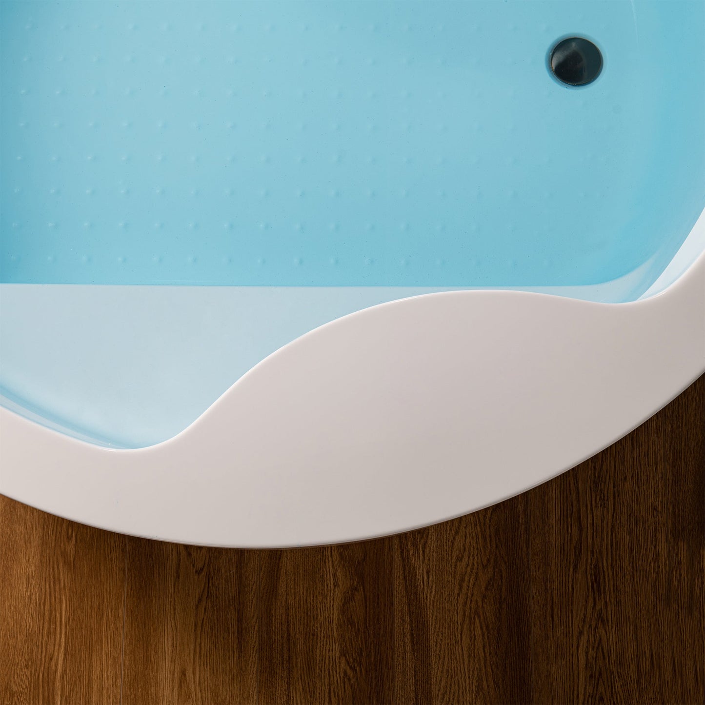 WOODBRIDGE 59" Acrylic Freestanding Round Double Soaking Tub