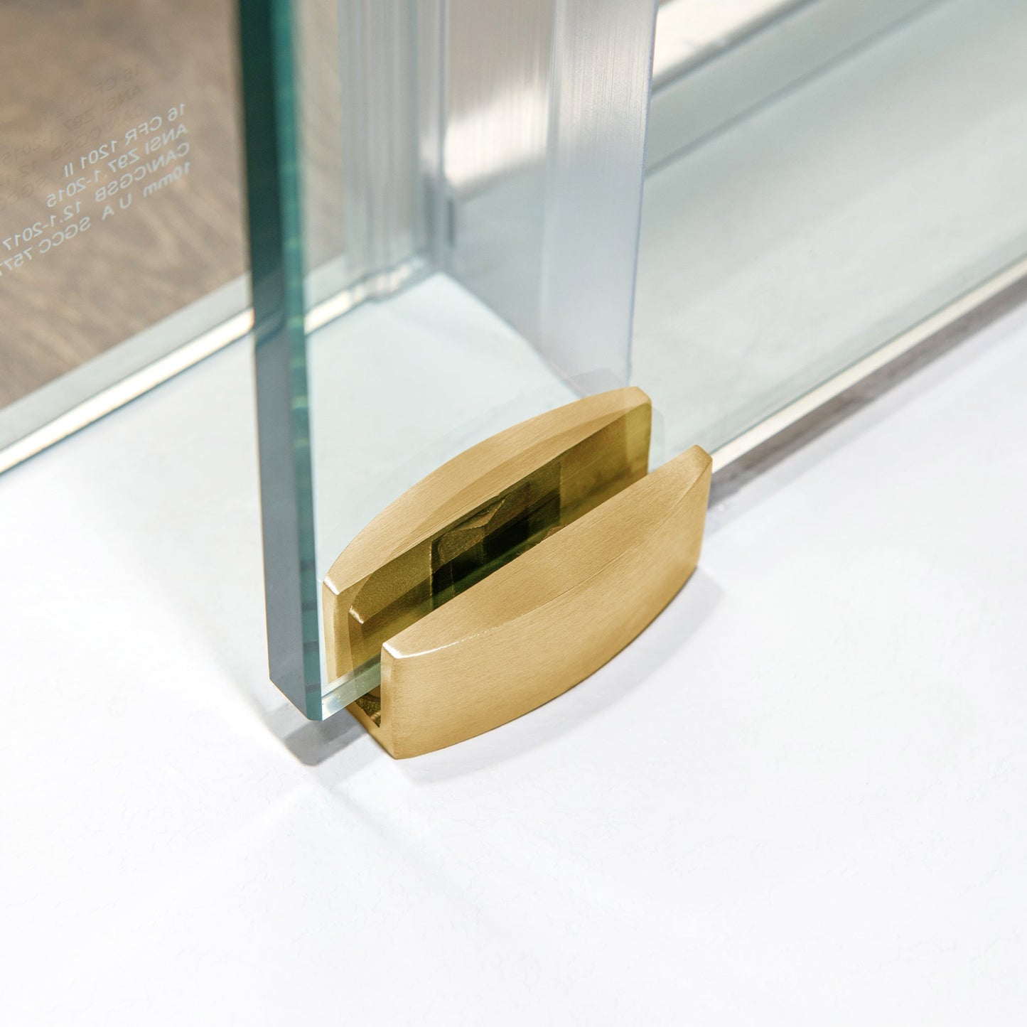 WOODBRIDGE Frameless Single Sliding Shower Doors, 57.5-60" Width x 62"Height with 3/8"(10mm) Clear Tempered Glass, Soft Close System and Explosion-Proof Film
