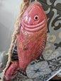 Vintage Ceramic Large String Of Fish