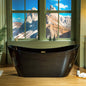 WOODBRIDGE 67" L x 31-1/2" W Freestanding Contemporary Acrylic Soaking Bathtub