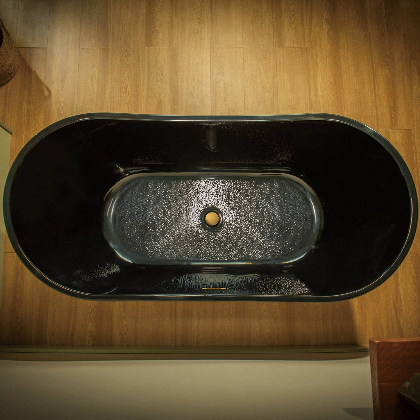 WOODBRIDGE 67" L x 31-1/2" W Freestanding Contemporary Acrylic Soaking Bathtub