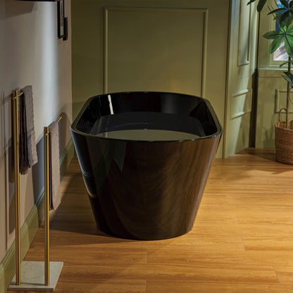 WOODBRIDGE 67" L x 31-1/2" W Freestanding Contemporary Acrylic Soaking Bathtub