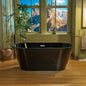 WOODBRIDGE 59" L x 29-1/2" W Freestanding Contemporary Acrylic Soaking Bathtub