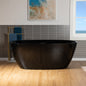 WOODBRIDGE 59" L x 31-1/2" W Freestanding Contemporary Acrylic Soaking Bathtub