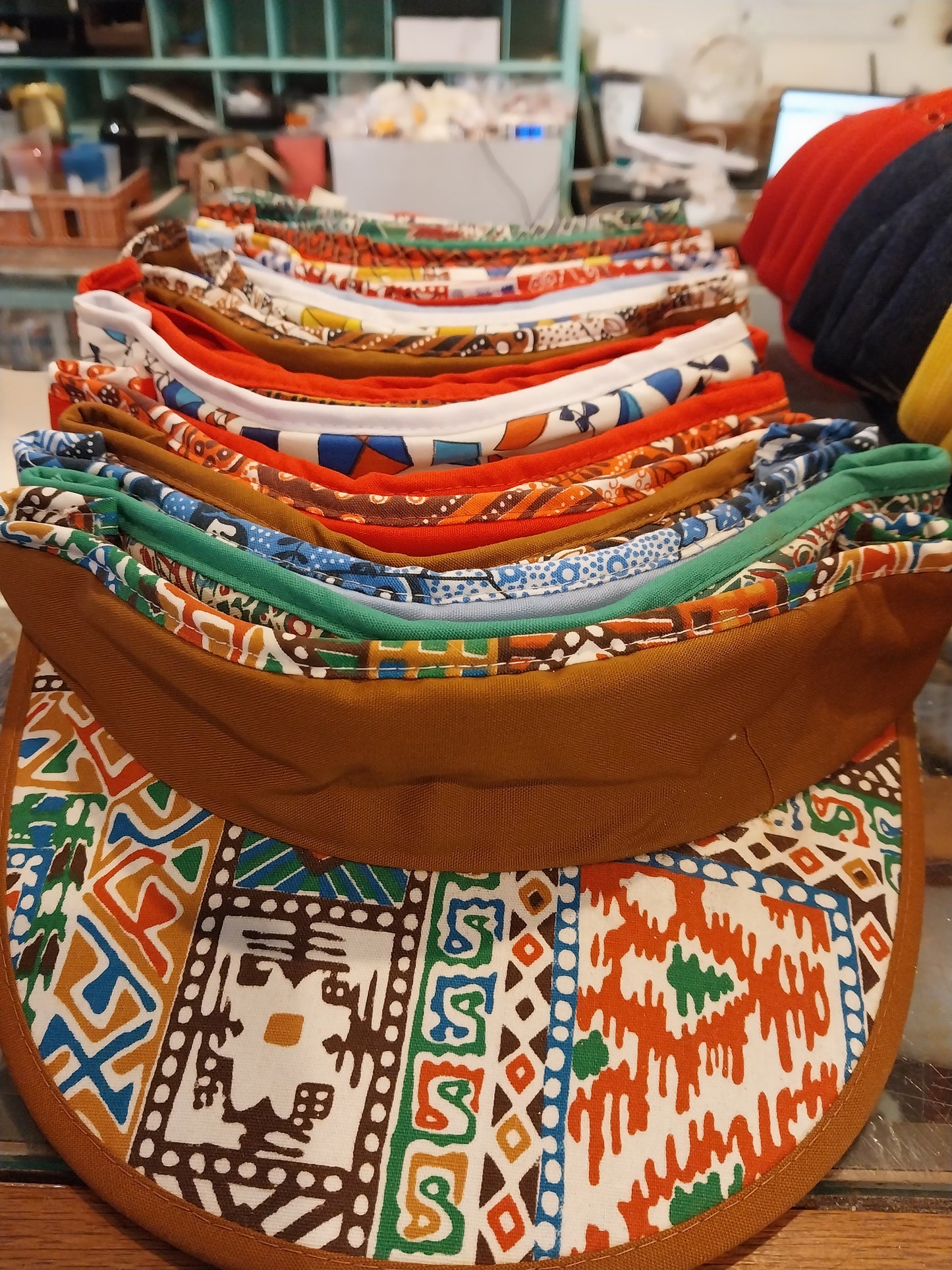 Quilted Visor Hat – Vintage Style Coastal Accessory