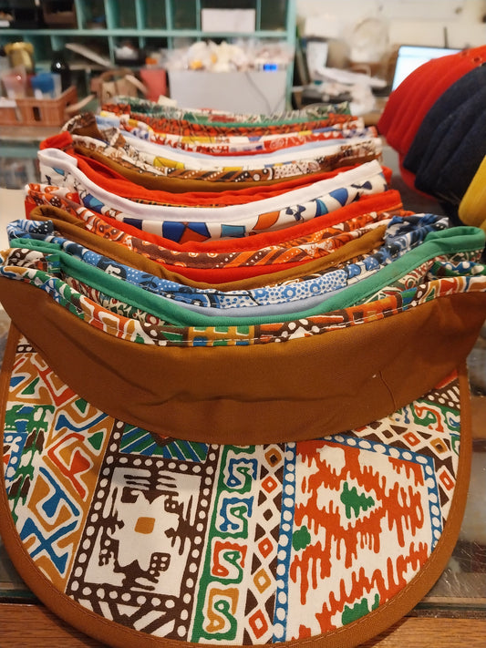 Quilted Visor Hat – Vintage Style Coastal Accessory