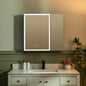 WOODBRIDGE Modern 19.75" W x 27.75" H Smart Storage Medicine Cabinet with Anti-Fog Mirror, LED Lighting, and Compact Design
