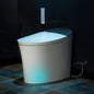 WOODBRIDGE Smart Bidet Toilet Auto Open & Close, Auto Flush, Foot Sensor, Cleaning Foam Dispenser, Heated Seat and ADA Chair Height Design, EBT230