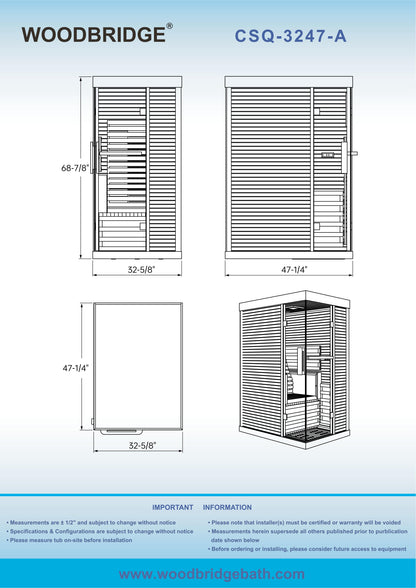 1 Person Canadian Hemlock Wood Infrared Sauna For Home With Touch-Tone Keypad, Led Color Therapy Light, Tempered Glass Door And A Top Vent
