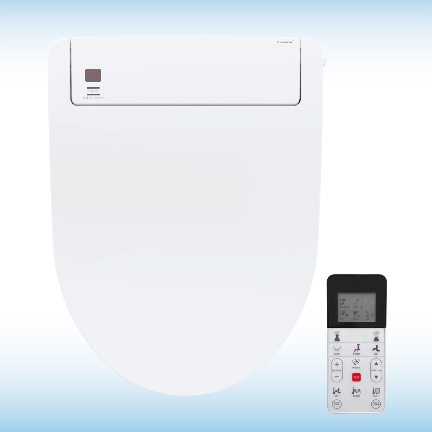WOODBRIDGE BID01 Advanced Bidet Smart Toilet Seat, White