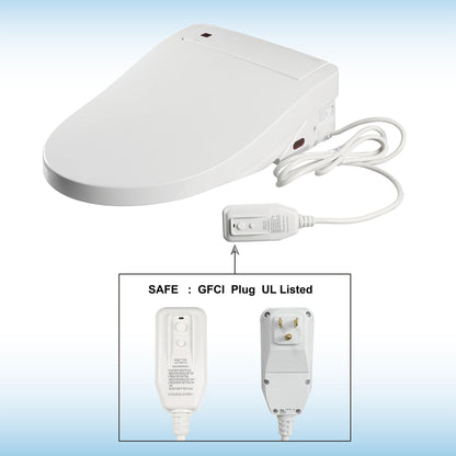 WOODBRIDGE BID01 Advanced Bidet Smart Toilet Seat, White