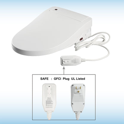 WOODBRIDGE BID01 Advanced Bidet Smart Toilet Seat, White