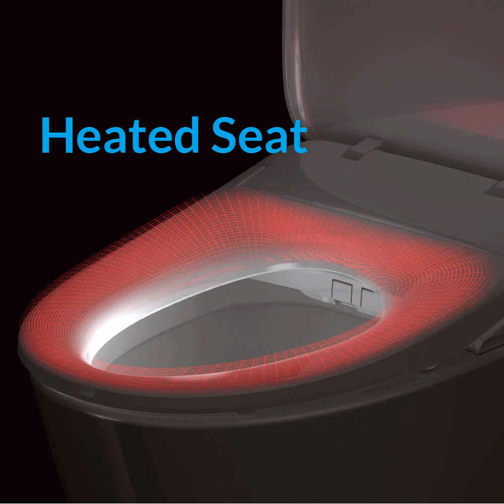 WOODBRIDGE BID01 Advanced Bidet Smart Toilet Seat, White