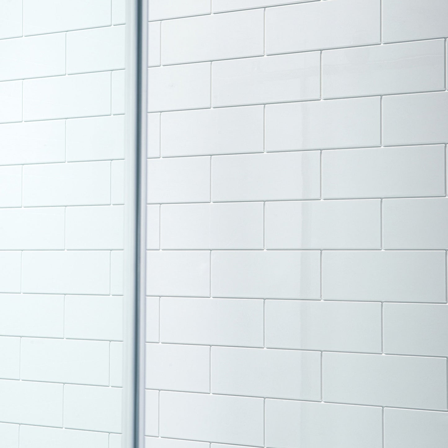 WOODBRIDGE Frameless Shower Doors 68-72" Width x 76"Height with 3/8"(10mm) Clear Tempered Glass