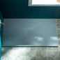 WOODBRIDGE 47.75-in L x 32-in W Zero-Threshold End-Drain Shower Base with Center Drain Placement, Matching Decorative Drain Plate and Tile Flange, Wheel Chair Access, Low Profile