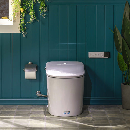 WOODBRIDGE GT073 Smart Toilet with Auto Open/Close Lid, Foot Sensor, Zero Pressure System, Multi-Function Wash & Warm Air Dry – Ideal for Low Water Pressure Homes & Hygiene-Conscious Living