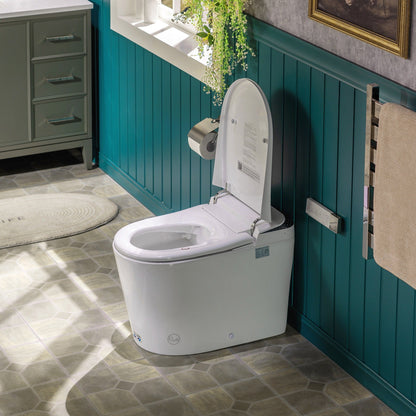 WOODBRIDGE GT073 Smart Toilet with Auto Open/Close Lid, Foot Sensor, Zero Pressure System, Multi-Function Wash & Warm Air Dry – Ideal for Low Water Pressure Homes & Hygiene-Conscious Living