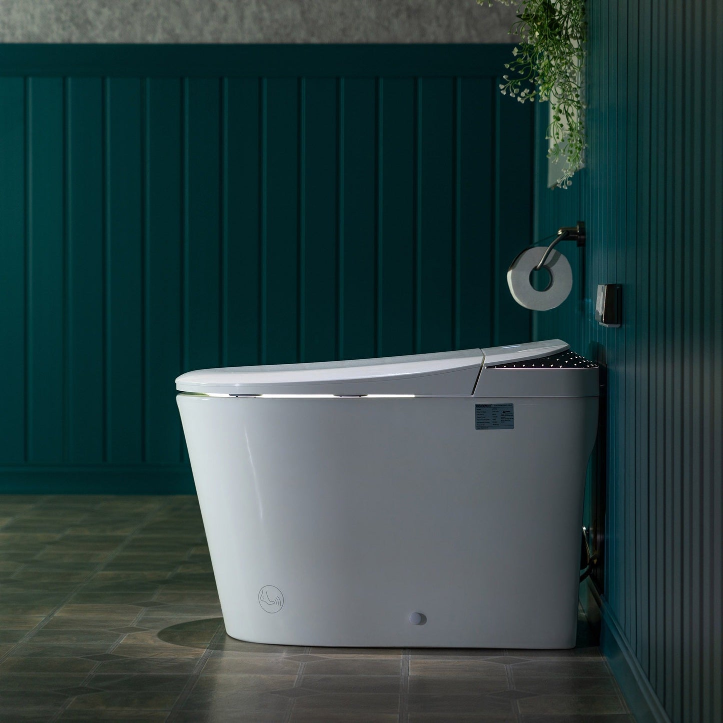 WOODBRIDGE GT073 Smart Toilet with Auto Open/Close Lid, Foot Sensor, Zero Pressure System, Multi-Function Wash & Warm Air Dry – Ideal for Low Water Pressure Homes & Hygiene-Conscious Living