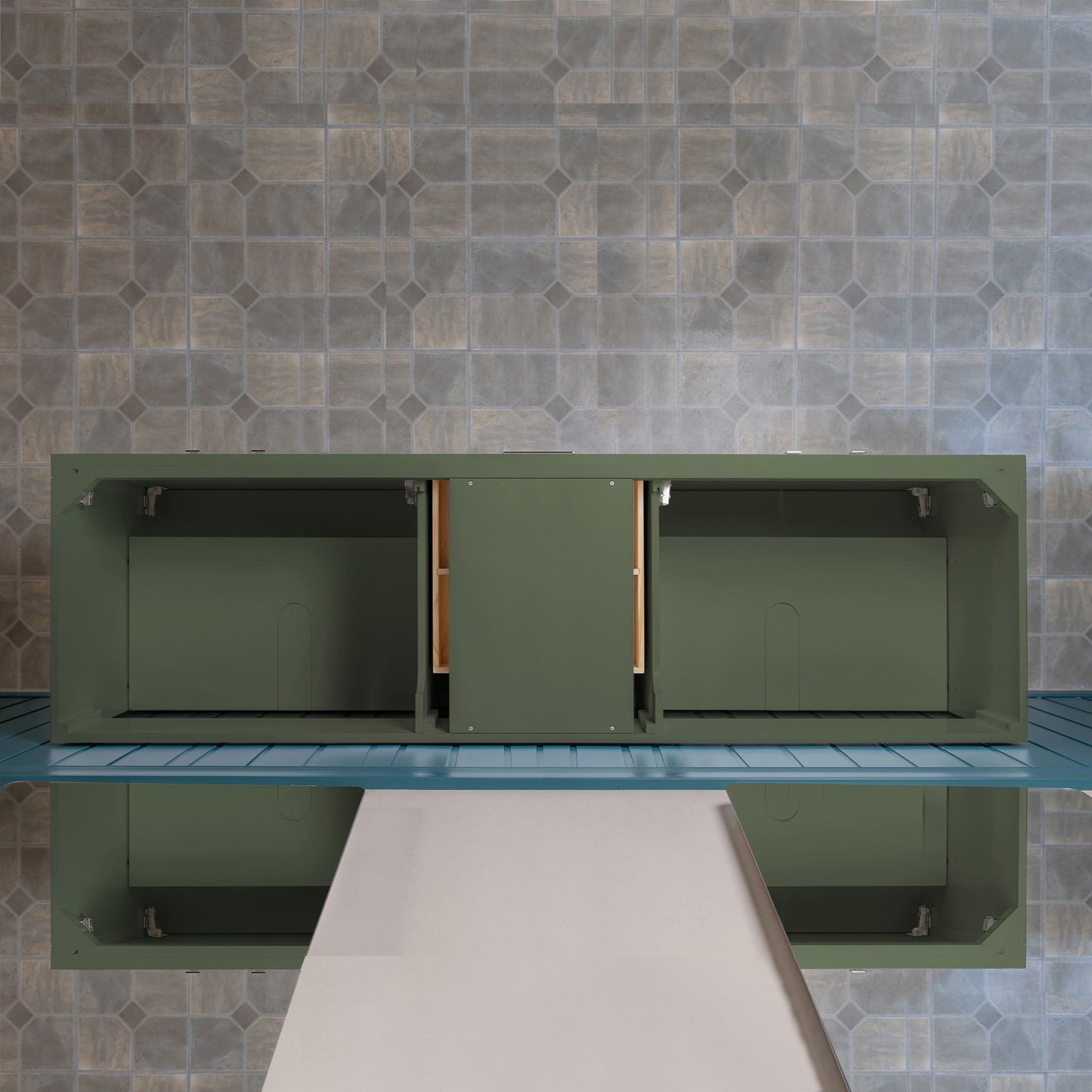 WOODBRIDGE 73" White Bathroom Vanity – Double Sink with Engineered Stone Top, Pre-drilled for 8 in. widespread faucets, Solid Wood Frame & Drawers, Fully Assembled and Ready for Installation