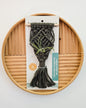 Mini Magnetic Macrame Air Plant Hangers – Handmade Boho Decor