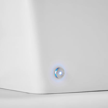 WOODBRIDGE EBT-WH01 One Piece Square Smart Bidet Toilet with Auto Open & Close, Foot Sensor, Auto Flush, Multiple Spray Modes, Heated Seat, Warm Water and Air Dryer, Auto LED Nightlight, Glossy White