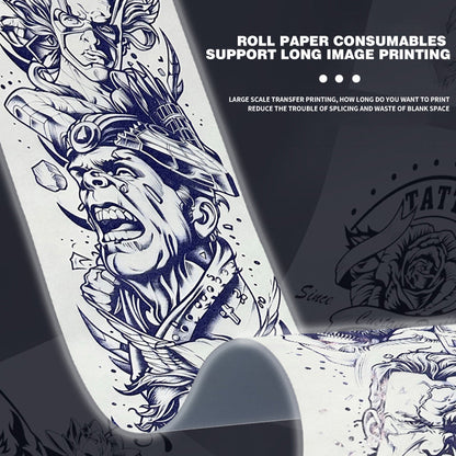 AIMO ROLL PAPER |separating tattoo stencil paper 210cm x 30m With bracket