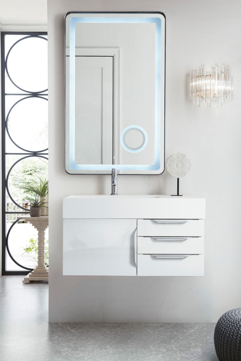Columbia 36" Single Wall Mount Vanity Cabinet