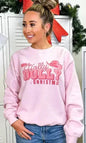 Holly Dolly Christmas Graphic Sweatshirt | Festive & Cozy