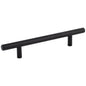 96 mm Center-to-Center Hollow Matte Black Stainless Steel Naples Cabinet Bar Pull